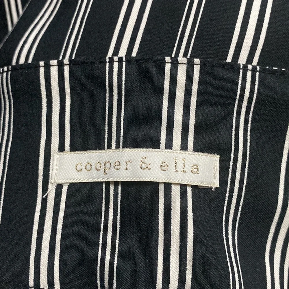 Cooper & Ella Women’s ankle pants Black/Cream Size 16 - Picture 5 of 6